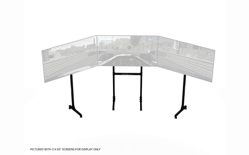 Free Standing Triple Monitor Stand