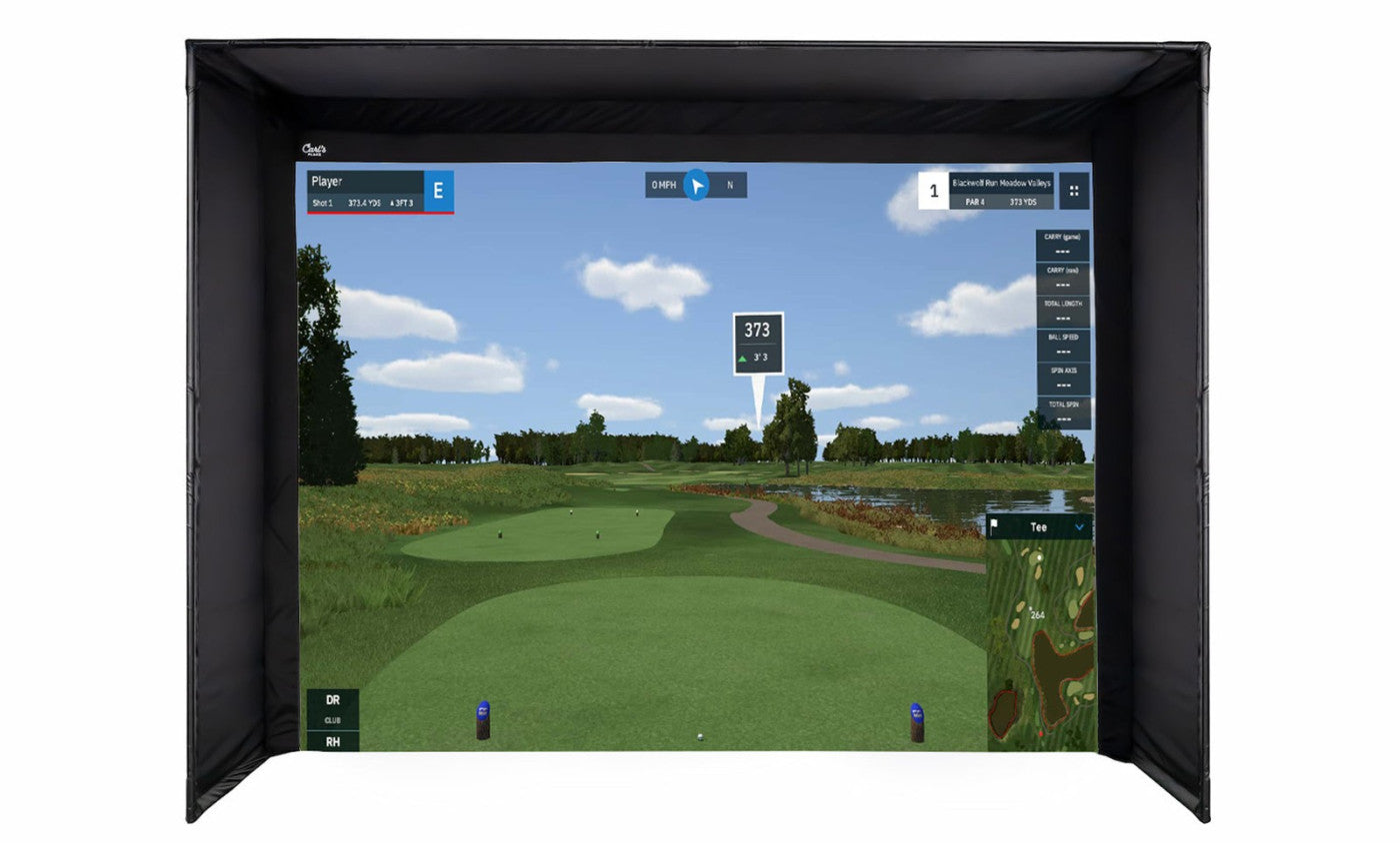 DIY Golf Simulator Enclosure Kit with Impact Screen by Carl’s Place