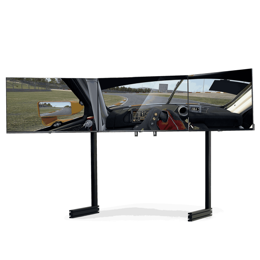 Elite Free Standing Triple Monitor Stand