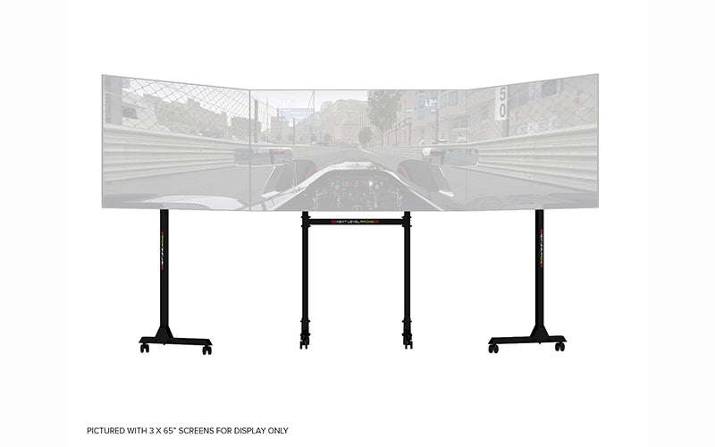 Free Standing Triple Monitor Stand