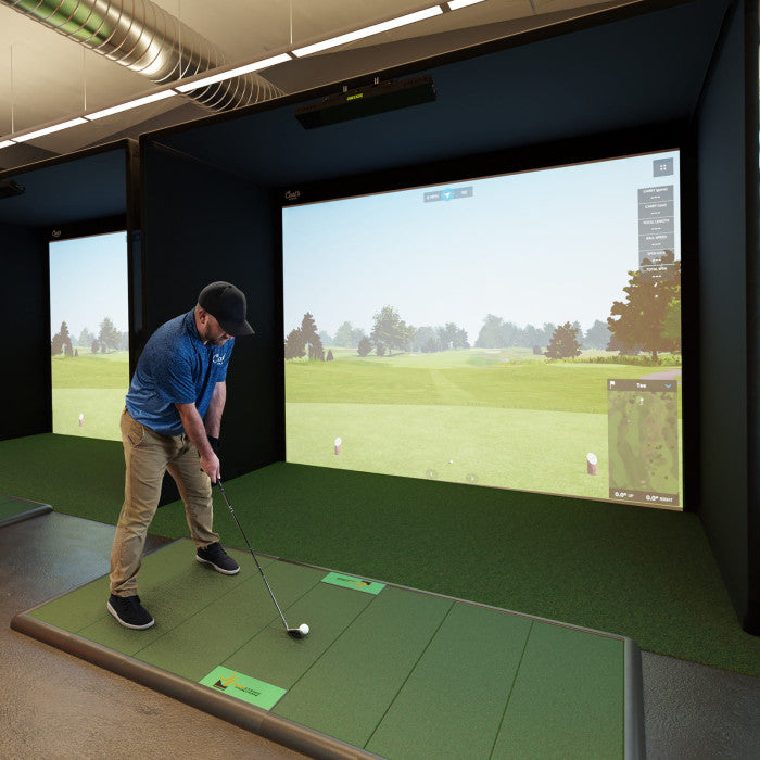 Pro Golf Simulator Enclosure Kit with Impact Screen by Carl’s Place