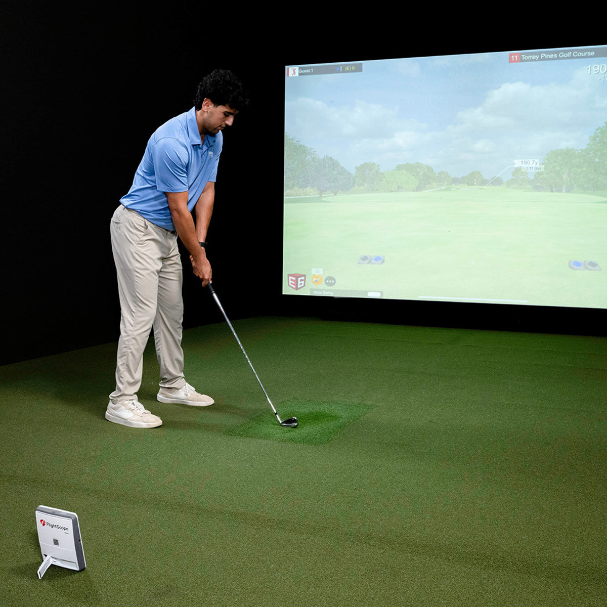 Choose the data engine for the golf bay